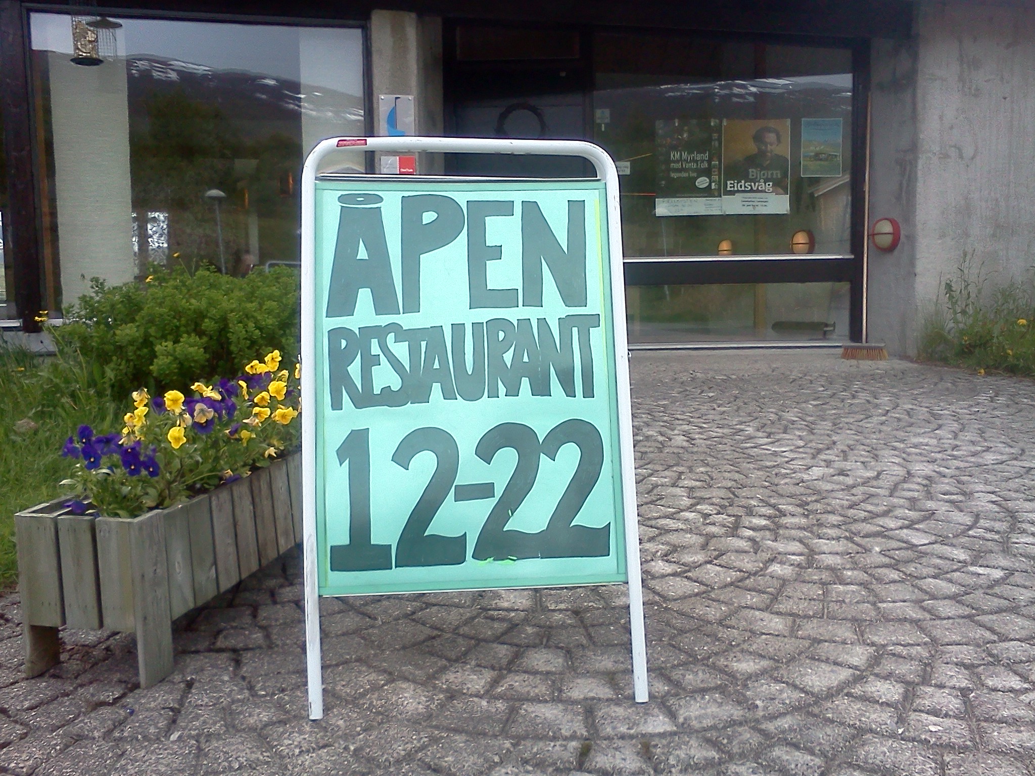 Åpning av restauranten!