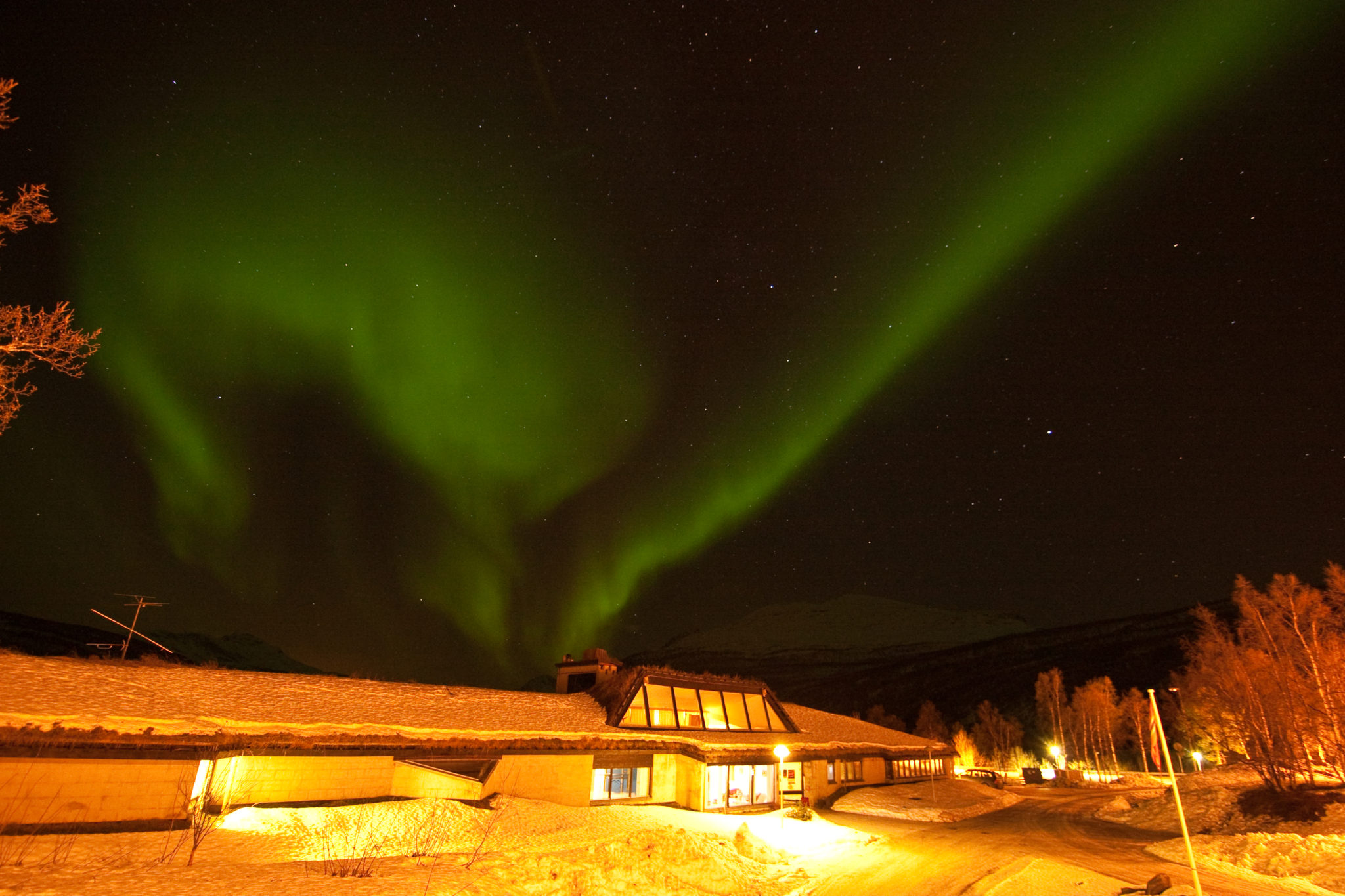 Nordlysturismen har nådd Fjellkysten