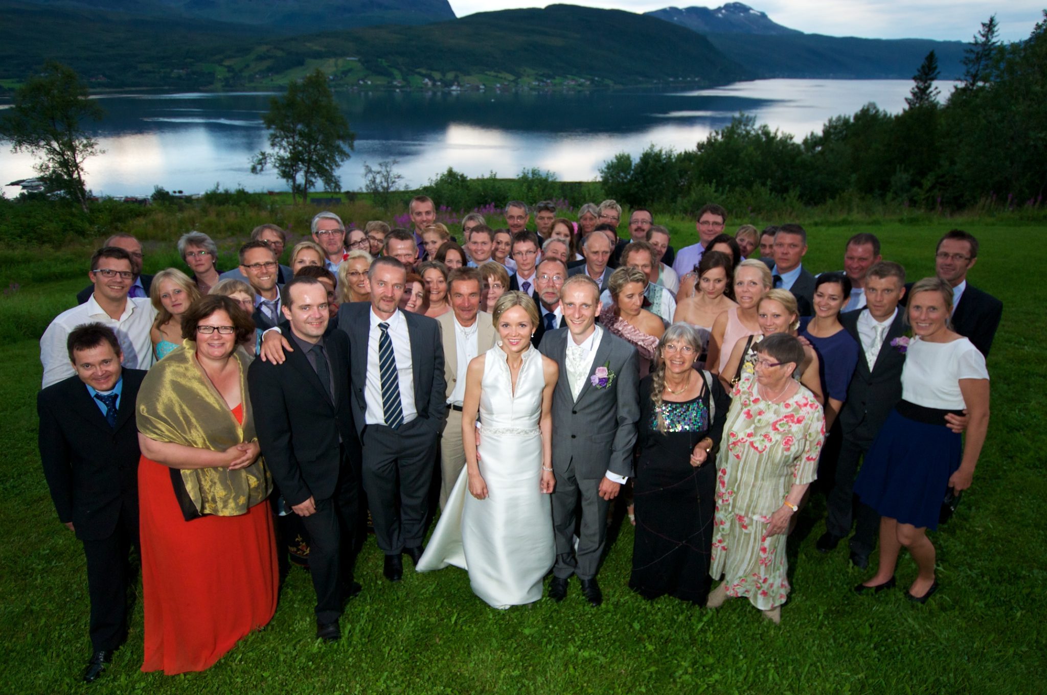 Flott bryllup på Fjellkysten