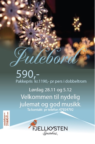 Julebord på Fjellkysten