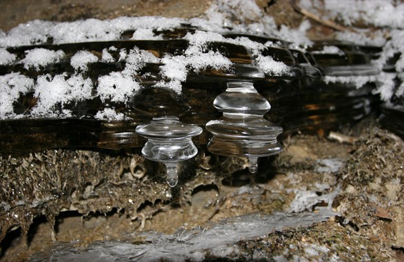 icicles in cave