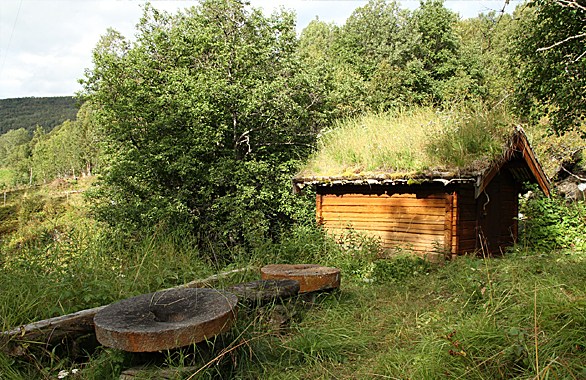 small wooden house