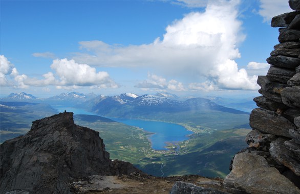 view from top of mountain