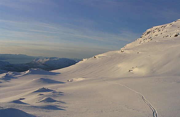 snowy mountain