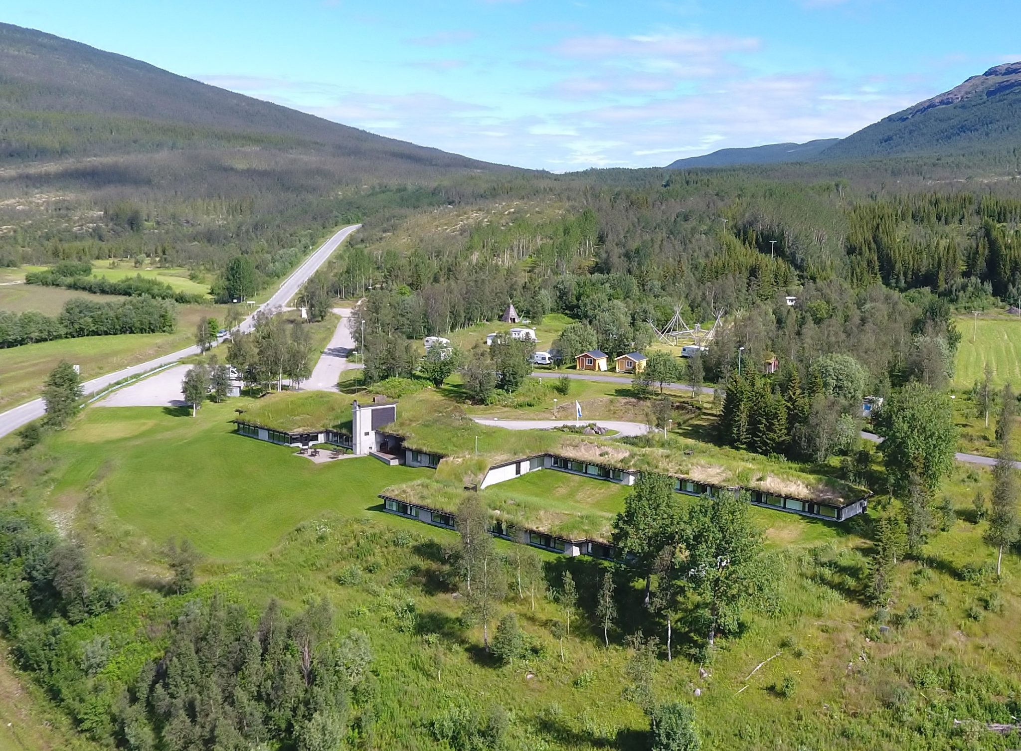 Oversiktsbilde av Fjellkysten Gjestehus